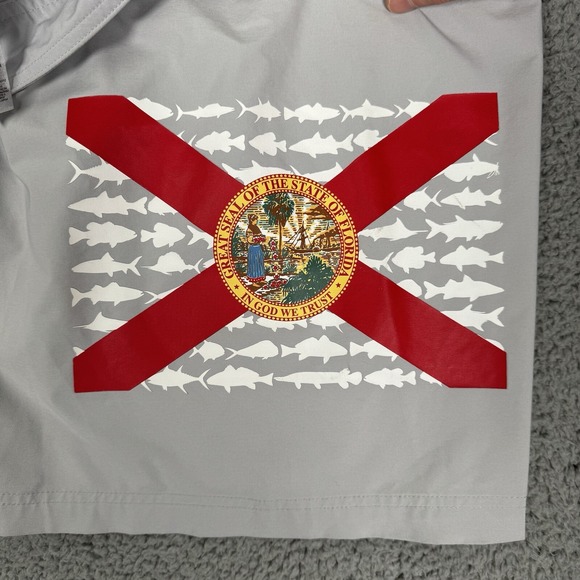 Columbia‎ PFG Short Mens 38 Gray Performance Chino Fishing Golf Stretch - Picture 3 of 8